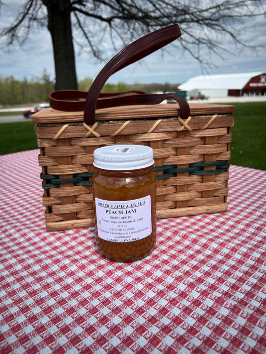 Miller's Peach Jam - 100% Authentic, Local Amish Made Jam